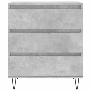 Stylish Concrete Grey Sideboard - 60x35x70 cm | HipoMarket