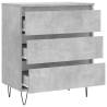 Stylish Concrete Grey Sideboard - 60x35x70 cm | HipoMarket