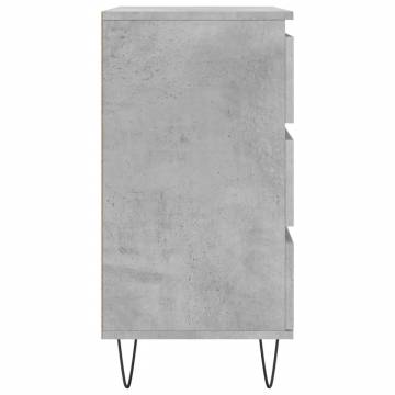 Stylish Concrete Grey Sideboard - 60x35x70 cm | HipoMarket