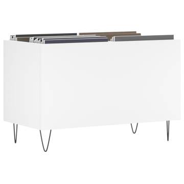 Stylish White Record Cabinet - 74.5x38x48 cm | HipoMarket