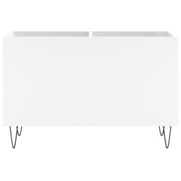 Stylish White Record Cabinet - 74.5x38x48 cm | HipoMarket