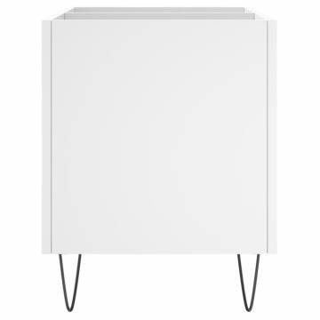 Stylish White Record Cabinet - 74.5x38x48 cm | HipoMarket