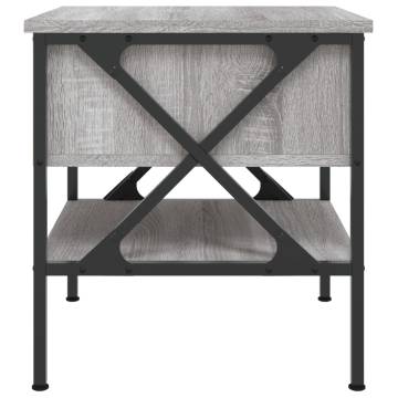 Stylish Grey Sonoma Bedside Tables - 2 pcs | HipoMarket UK