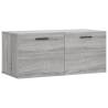 Wall Cabinet Grey Sonoma - 80x36.5 cm | HipoMarket