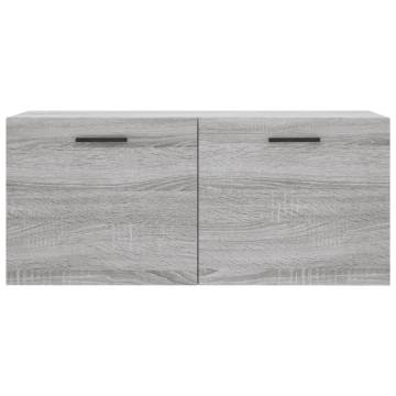 Wall Cabinet Grey Sonoma - 80x36.5 cm | HipoMarket