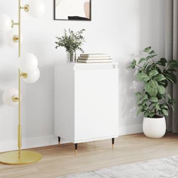 Stylish White Sideboard - 40x35x70 cm Engineered Wood