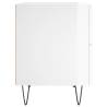 High Gloss White Bedside Cabinet - Modern Charm & Storage