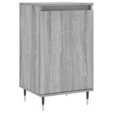 Trendy Grey Sonoma Sideboard - 40x35x70 cm Engineered Wood