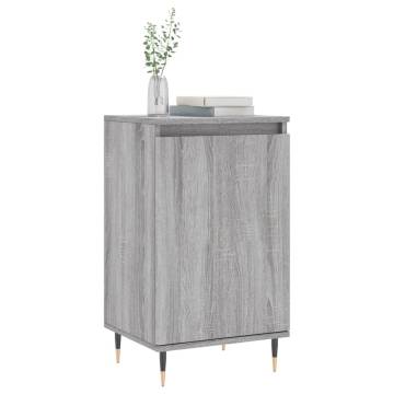 Trendy Grey Sonoma Sideboard - 40x35x70 cm Engineered Wood