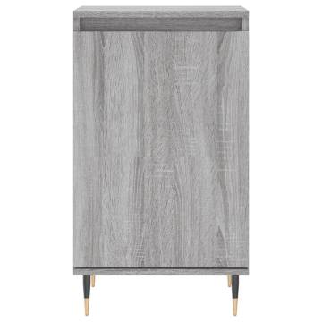 Trendy Grey Sonoma Sideboard - 40x35x70 cm Engineered Wood