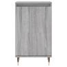 Trendy Grey Sonoma Sideboard - 40x35x70 cm Engineered Wood