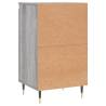 Trendy Grey Sonoma Sideboard - 40x35x70 cm Engineered Wood