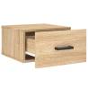 Wall-mounted Bedside Cabinets 2 pcs Sonoma Oak - Stylish Storage