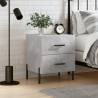 Bedside Cabinet Concrete Grey 40x35x47.5 cm Engineered Wood Colour concrete grey Quantity in Package 1 