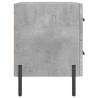 Concrete Grey Bedside Cabinet - Modern Charm & Storage