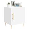 Modern White Bedside Cabinets - 2 pcs - 40x40x50 cm