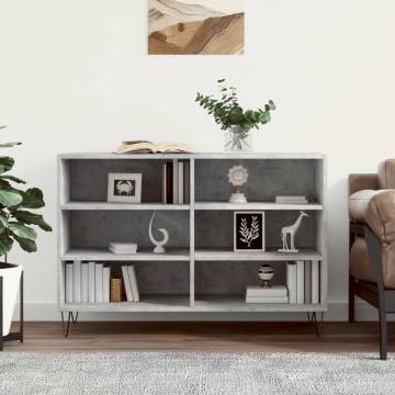 Trendy Sideboard Concrete Grey | Durable & Stylish Storage