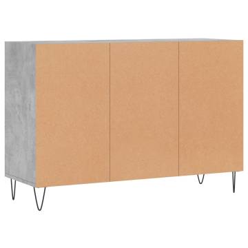 Trendy Sideboard Concrete Grey | Durable & Stylish Storage