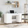 High Gloss White Desk 140x50 cm - Stylish & Practical Furniture