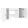 High Gloss White Desk 140x50 cm - Stylish & Practical Furniture