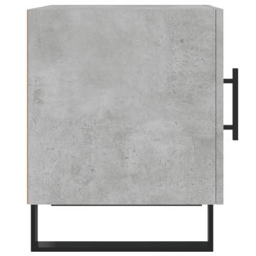 Buy 2 pcs Concrete Grey Bedside Cabinets | Modern Storage Solution