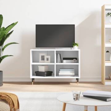 Stylish White TV Cabinet - 69.5x30x50 cm | HipoMarket