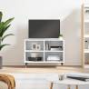 TV Cabinet White 69.5x30x50 cm Engineered Wood Colour white Quantity in Package 1 