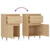 Sideboard Sonoma Oak | Stylish Engineered Wood Storage