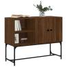 Industrial Brown Oak Sideboard - 100x40x79.5 cm