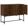 Industrial Brown Oak Sideboard - 100x40x79.5 cm