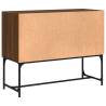 Industrial Brown Oak Sideboard - 100x40x79.5 cm