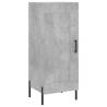 Stylish Highboard in Concrete Grey - 34.5x34x180 cm