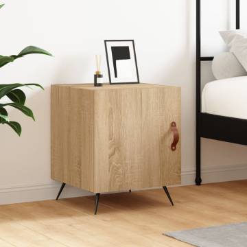 Sonoma Oak Bedside Cabinet - Stylish & Durable Storage