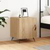 Bedside Cabinet Sonoma Oak 40x40x50 cm Engineered Wood Colour sonoma oak Quantity in Package 1 