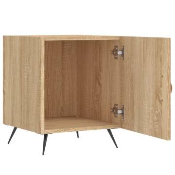 Sonoma Oak Bedside Cabinet - Stylish & Durable Storage