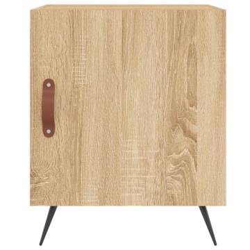 Sonoma Oak Bedside Cabinet - Stylish & Durable Storage