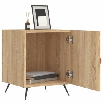 Sonoma Oak Bedside Cabinet - Stylish & Durable Storage