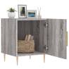 Stylish Grey Sonoma Bedside Cabinet - 40x40x50 cm