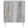 Stylish Grey Sonoma Bedside Cabinet - 40x40x50 cm