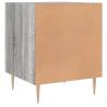 Stylish Grey Sonoma Bedside Cabinet - 40x40x50 cm