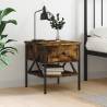 Smoked Oak Bedside Table - 40x42x45 cm | HipoMarket