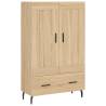 Highboard Sonoma Oak - Stylish Engineered Wood Storage Solution