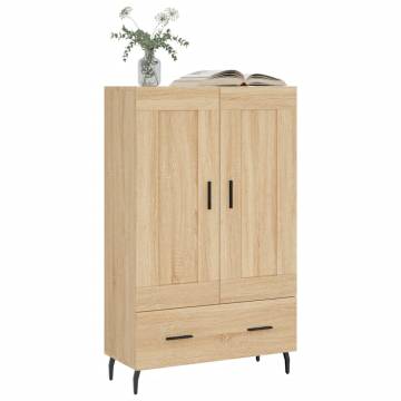 Highboard Sonoma Oak - Stylish Engineered Wood Storage Solution