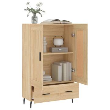 Highboard Sonoma Oak - Stylish Engineered Wood Storage Solution