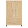 Highboard Sonoma Oak - Stylish Engineered Wood Storage Solution