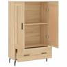 Highboard Sonoma Oak - Stylish Engineered Wood Storage Solution