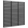 Fence Panel WPC 180x180 cm Black - Durable & Weather Resistant