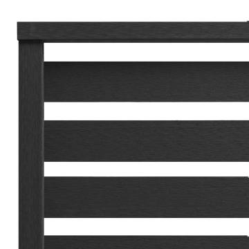 Fence Panel WPC 180x180 cm Black - Durable & Weather Resistant