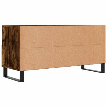 Stylish Smoked Oak TV Cabinet - Sturdy & Spacious Storage