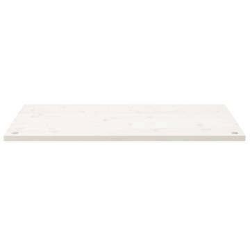 Desk Top White 100x50 cm - Solid Pine Wood | Hipo Market